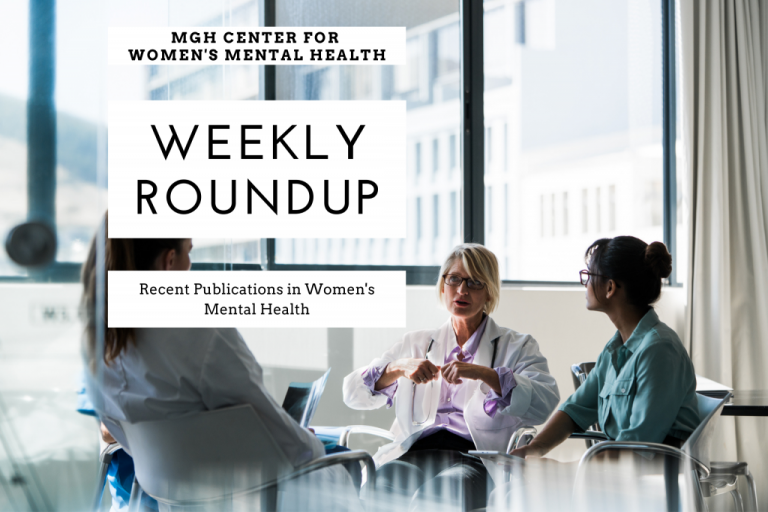 Recent Publications in Women’s Mental Health