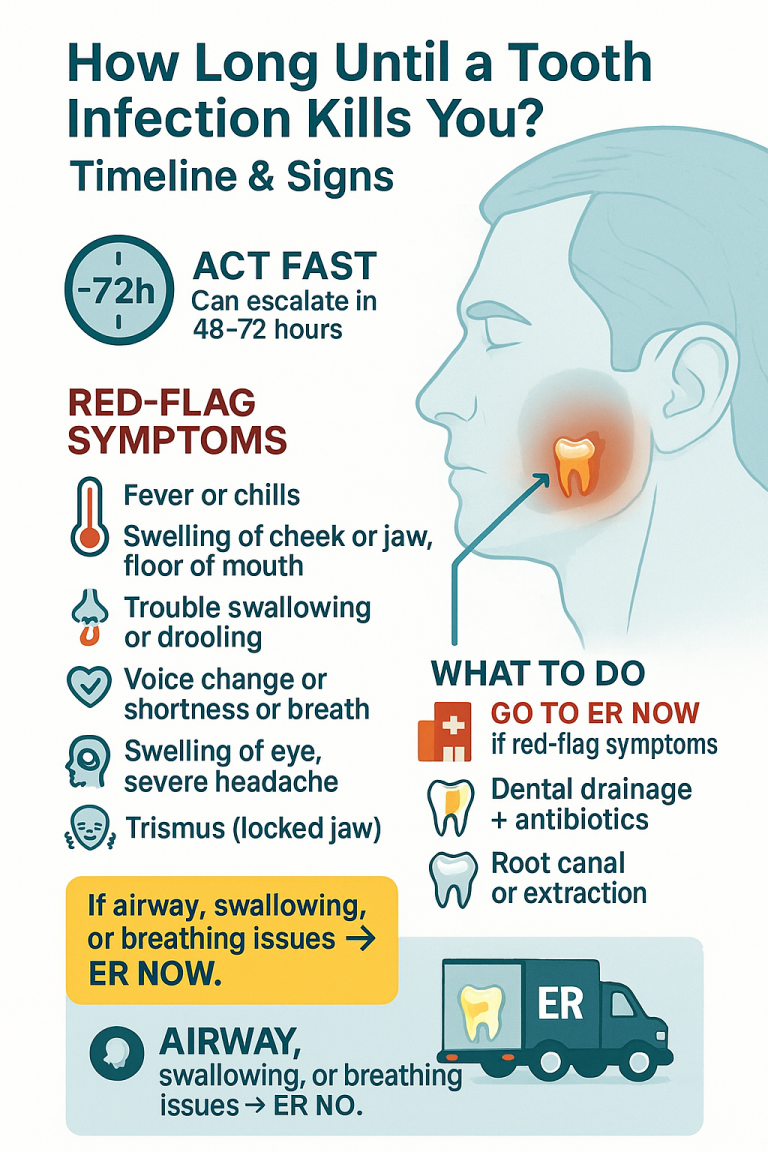 how long until a tooth infection kills you