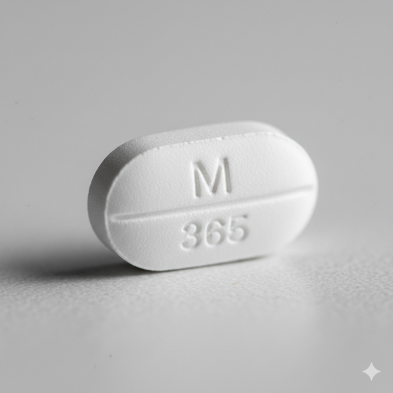 M365 White Oblong Pill